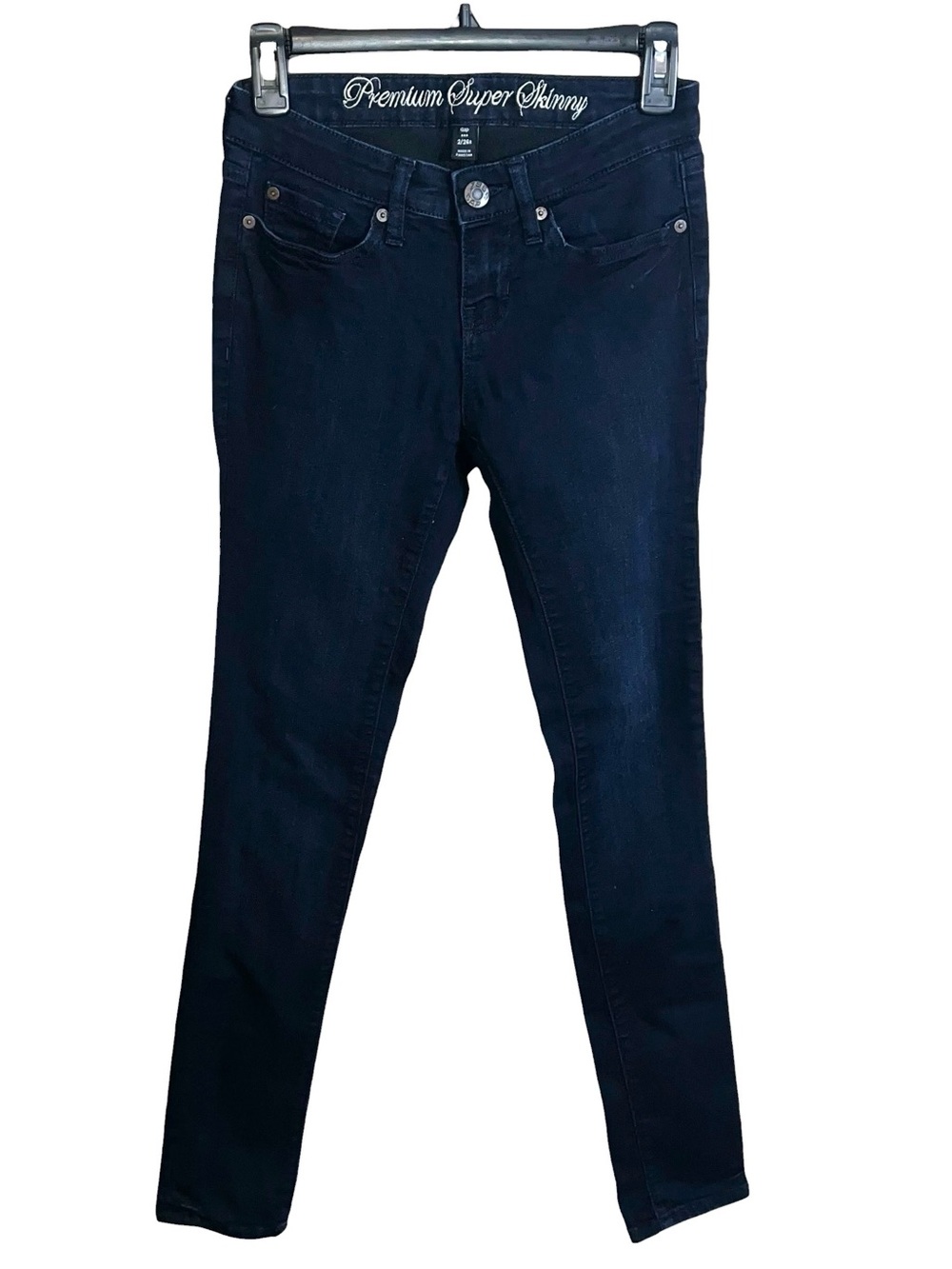 Gap Premium Super Skinny Jeans Women’s 2/26 Regular Blue Dark Wash